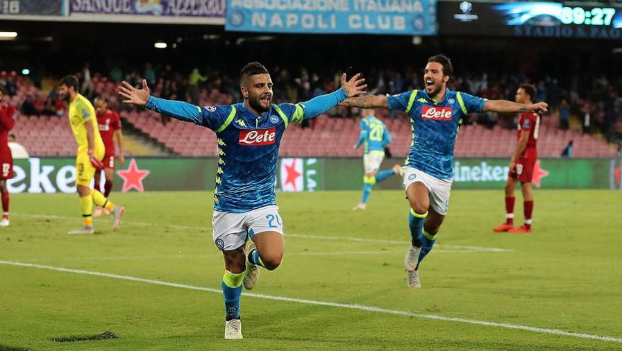 Champions Napoli Liverpool 1 0 In Gol Insigne Al 90